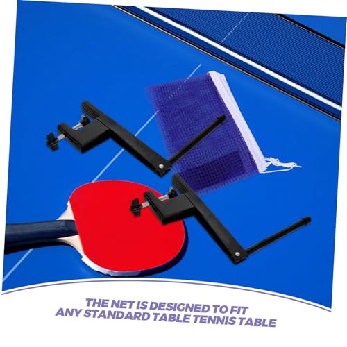 GALPADA Table Tennis Net and Post Set Portable Pingpong Barrier for Games Easy Installation Reliable Ball Stability Compatible Table