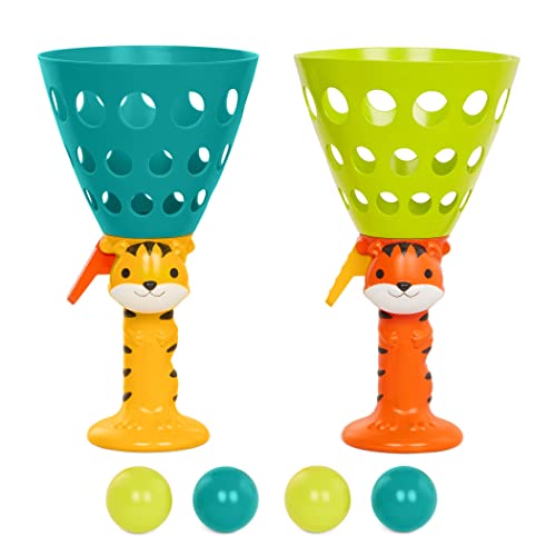 B. toys – Pop & Catch Game – 2 Launchers & 4 Balls – Ball Games for Kids – Outdoor Activity – 3+ Years– Pop 'n' Launch - style: Pop n Launch