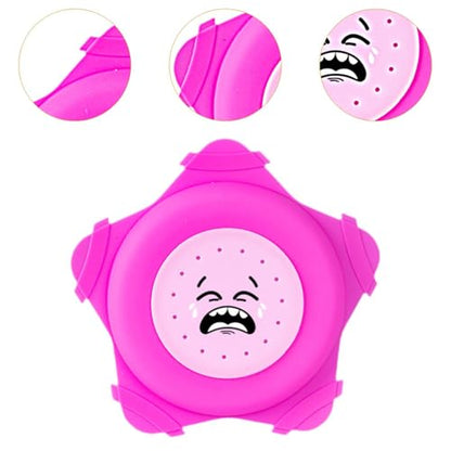 Kids Disc Saucers Family Game Hand Throwing Sports Flying Disc Outdoor Sports Toy, for Beach Backyard Boys Girls Gift, Purple