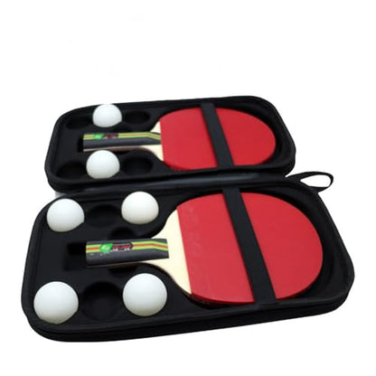 Table Tennis Equipment Carrying Case for Ping Pong Paddles/Table Tennis Paddles, Fits for 2 Paddles and 6 Balls