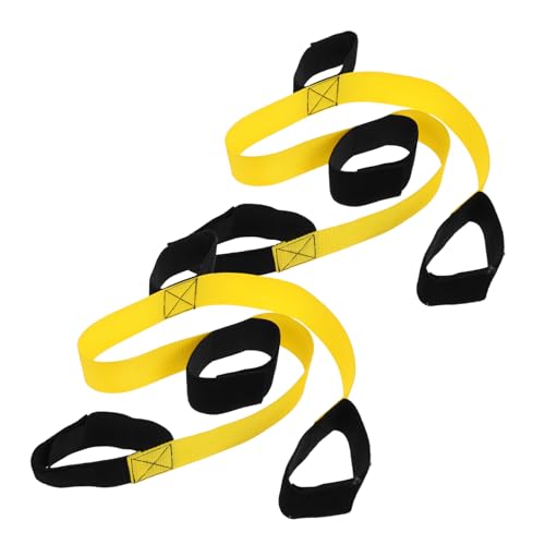 Yardwe 2Pcs Giant Footsteps Bands for Team Building Outdoor Relay Race Game for Adults Interactive Carnival Fun for Family Gatherings Skill Development Activities