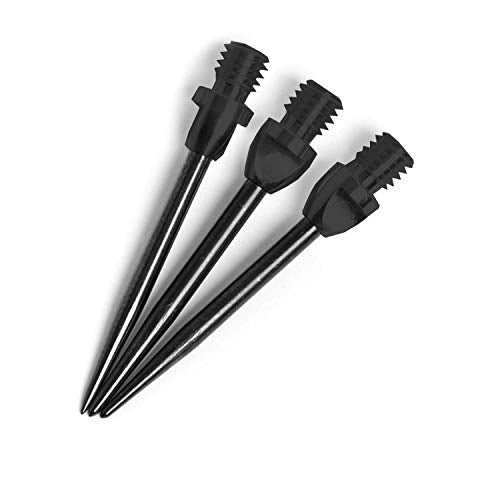 CyeeLife Steel Dart Tips 12pcs with 20pcs Rubber O Rings,Converter Points Adapter Points
