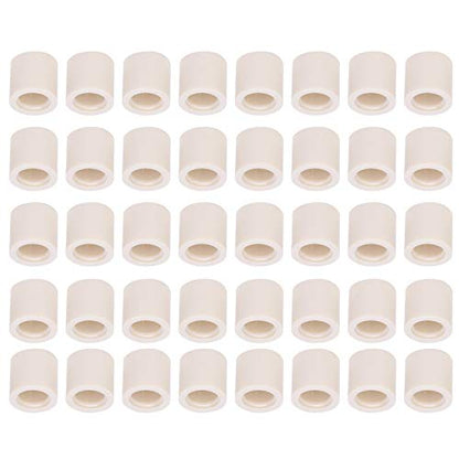 Keenso Billiard Stick Ferrules, 40pcs Pool Cue Ferrule Snooker Pool Repair Parts Billiard Cue Stick Ferrules Billiard Accessories for Billard Replacement Parts - color: 0.5 inch