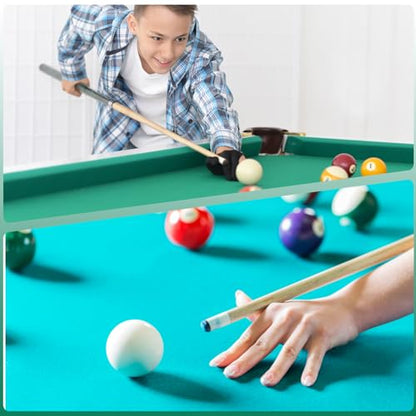 Zorfeter 40 PCS Slip-On Pool Cue Tips, Billiard Cue Tips Replacement Kit, No Glue Billiard Stick Tips for Snooker and Pool Cues(9mm/10mm/12mm/13mm, Each Size 10PCS)