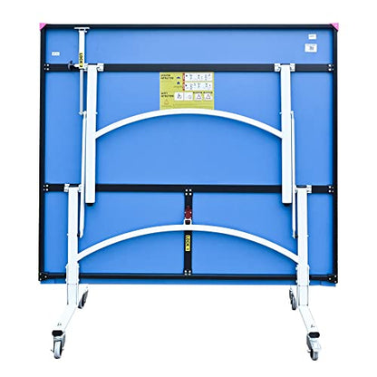 Butterfly Easifold Outdoor Ping Pong Table Melamine Top | Rolling Outdoor Table Tennis Table | 3 Year Warranty | 10 Minute Assembly | Great Bounce All Weather Ping Pong Table | Weatherproof Net