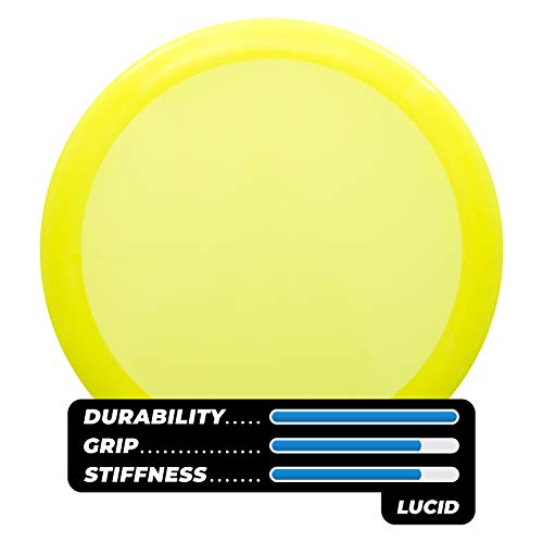Dynamic Discs Lucid Escape Disc Golf Fairway Driver | Slightly Overstable Disc Golf Driver | Durable Premium Plastic | Fairway Driver Disc Golf Disc | 170g+ - color: Yellow