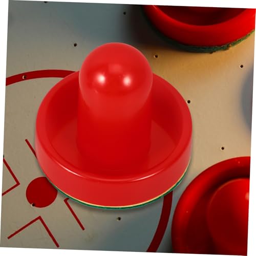 INOOMP 1set Ice Hockey Pucks and Accessories for Game Tables Includes Strikers Push Handles Felt Pads and Pucks Hockey Table Replacement Parts for Competitive Play