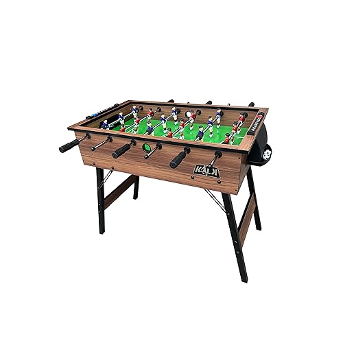 KICK Rattler 36" Foosball Table – Portable Indoor Game Table - color: Brown
