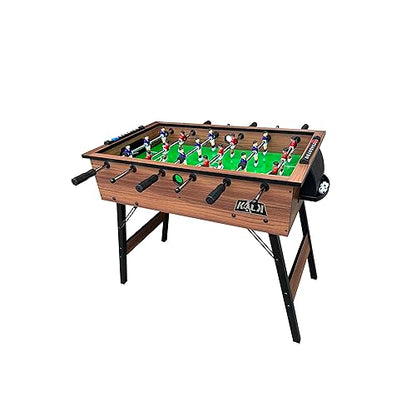 KICK Rattler 36" Foosball Table – Portable Indoor Game Table - color: Brown