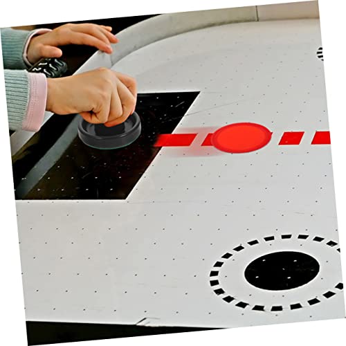 1set Air Hockey Pucks Replacement Ergonomic Paddles Pucks and Felt Covers for Game Tables for Home Use Carnivals and Fairs