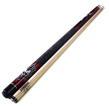 CUESOUL 58 inch 1/2 Maple Pool Cue Stick Kit-Rockin Series - color: G408, size: 21oz