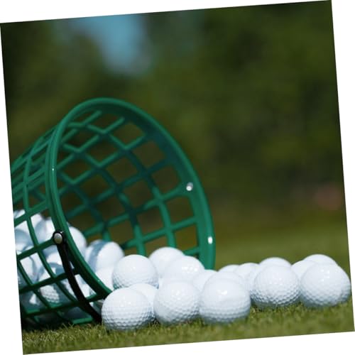 Luxshiny 2pcs Golf Ball Basket Large Capacity Storage Holder for Outdoor Plastic Containers for Balls Easy to Carry and Store - size: 20.00X20.00X15.00CM