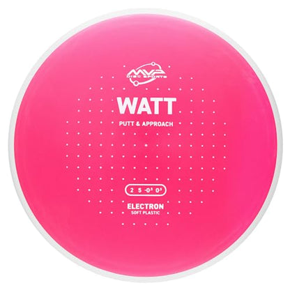 MVP Disc Sports Electron Watt Disc Golf Putter (Choose Your Firmness/Colors May Vary) - size: 160-165g, style: Soft