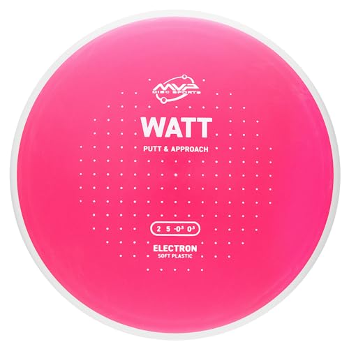 MVP Disc Sports Electron Watt Disc Golf Putter (Choose Your Firmness/Colors May Vary) - size: 165-170g, style: Soft