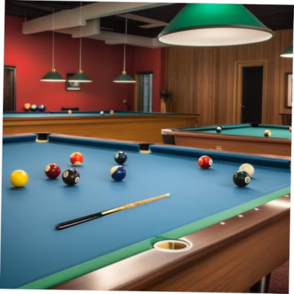 Mikinona Lightweight Short Pool Cue Stick Billiard Cue Rod for Spaces for Teens and Students Easy to Store and Transport