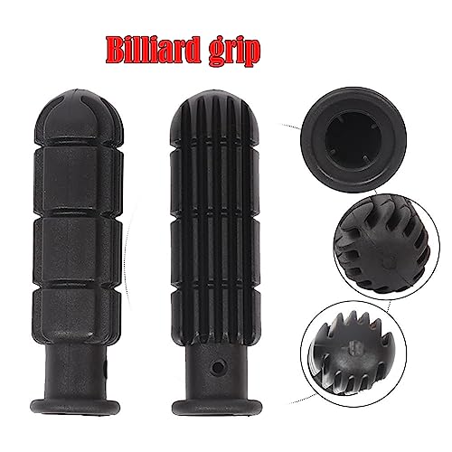 4 Pack Foosball Table Handle Grip Replacement Football Game Rod Handles Stick End Cap Grips for Desktop Soccer Tabletop Parts Repair Table Top (1/2" / 0.5'' Hole ID)