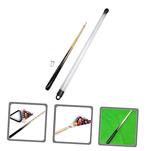 GALPADA Wooden Pool Cue Stick for Boy Girl Billiard Cue Tube for Young Players for Learning Billiards and Pool Games and Lightweight Design