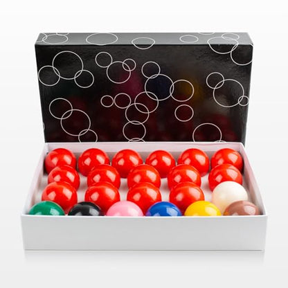 22 Pcs Snooker Ball Standard Set 2-1/16 inch - 52.5 mm Billiard Balls Set Suitable for Official Game Ball/British Billiard