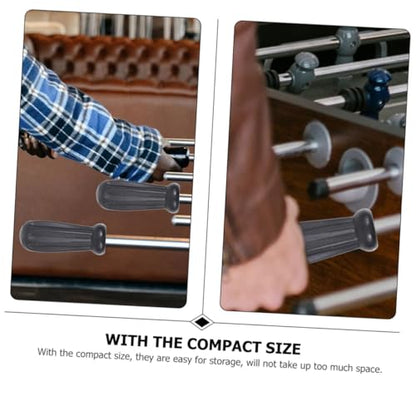 Outanaya Foosball Table Handles Set of 2 Octagonal Plastic Grips TPR Materials Convenient Replacement Parts for Tabletop Football Games