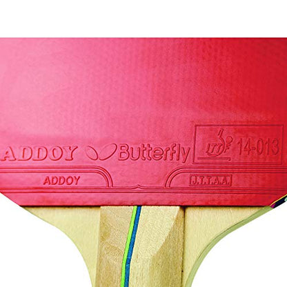 Butterfly RDJ Shakehand Table Tennis Racket Set - RDJ Series - Recommended For Beginning Level Ping Pong Players - International Table Tennis Federation Approved - color: RDJ 4 Player Set