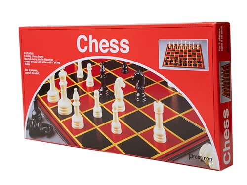 Chess - with Folding Board and Full Size Chess Pieces by Pressman