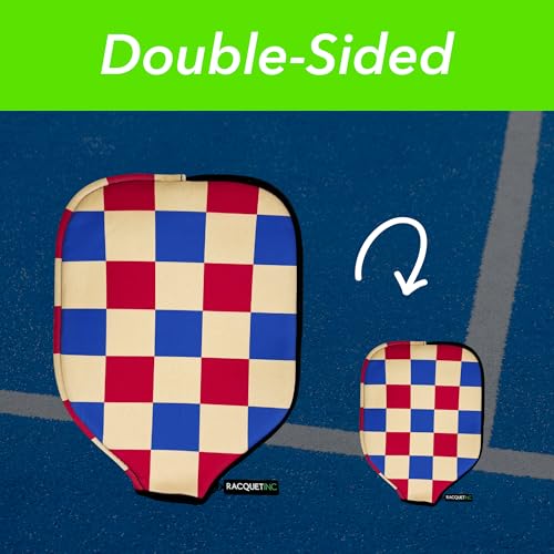 Racquet Inc Tennis Gifts Pickleball Paddle Cover Sleeve – Universal Fit for Standard Paddles, Neoprene Protective Case with Zipper, Pickleball Paddle Cover, Gift for Pickleball Players - color: Pickle Pop