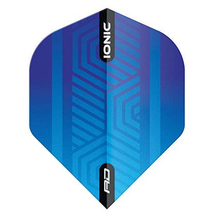 RED DRAGON Hardcore Ionic Dart Flights - 3 Sets Per Pack (9 Dart Flights in Total) - color: Blue