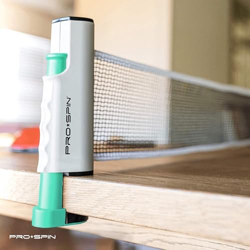 PRO-SPIN Retractable Ping Pong Net – 72" Table Tennis Net with Clamps | Portable Ping Pong Net for Any Table | Includes Custom Mesh Storage Bag | Replacement Table Tennis Net Posts - color: 1-Pack | Mint
