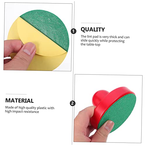 Abaodam Air Hockey Pusher and Puck Set 96mm Replacement Accessories for Air Hockey Tables Sturdy Plastic Strikers High Precision