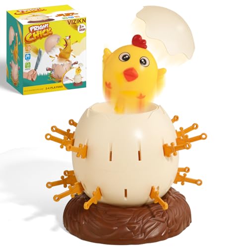 Large Size Pop Up Chick Board Game – Pirate Games for Kids and Adults – Family Game Night, Parties, Gatherings – Ideal Gift for Birthdays, Christmas, and Easter