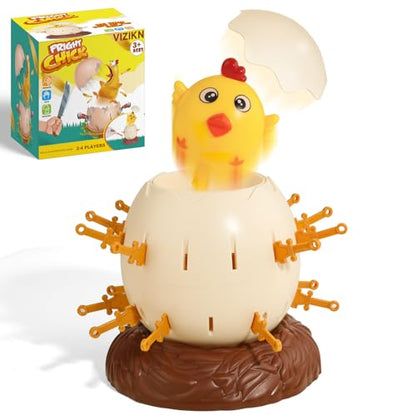 Large Size Pop Up Chick Board Game – Pirate Games for Kids and Adults – Family Game Night, Parties, Gatherings – Ideal Gift for Birthdays, Christmas, and Easter