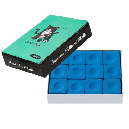Pool Cue Chalk – Professional Billiard Chalk Set, Bulk Packs Available (12PCS / 24PCS / 144PCS), Long-Lasting Grip, Anti-Miscue, Low Deflection Cue Tip Chalk - size: 1Pack Set Of 12PCS