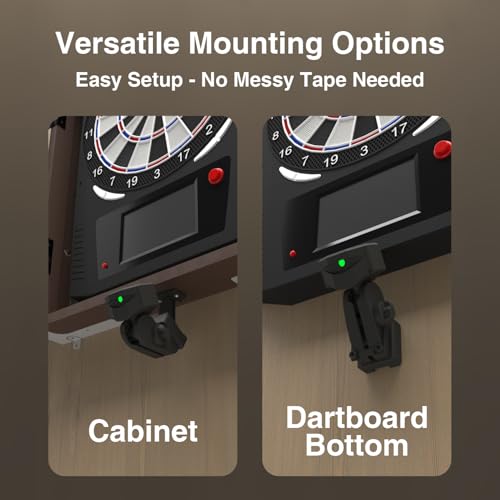 FunVision Green Laser Dart Throw Line - 360° Oche Toe Dart Line Marker with Rechargeable Lithium Battery & USB Power Line