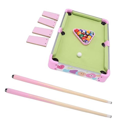 Bewinner Portable Kids Billiard Table | Desktop Pool Game Set for Children Interactive Educational 51x32cm Large Size Travel