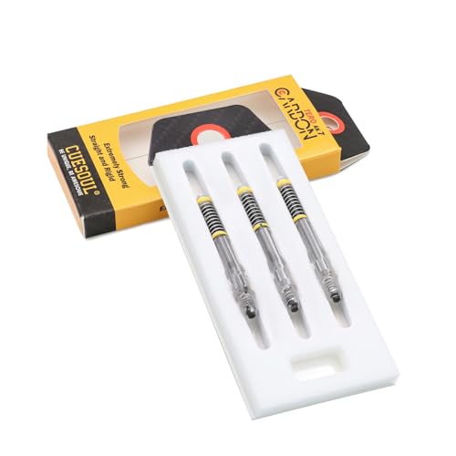 CUESOUL TERO AK7 Carbon Dart Shafts/Stem Built-in Spring Telescopic,Set of 3 pcs - size: E-40mm