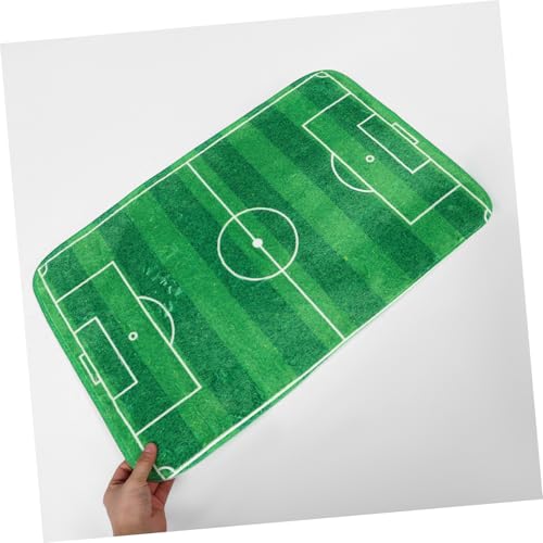 BESPORTBLE Kids Tabletop Football Game Mat Simulated Mini Soccer Field Play Mat for Boys and Girls Indoor Fingertip Foosball Toy for Party Fun