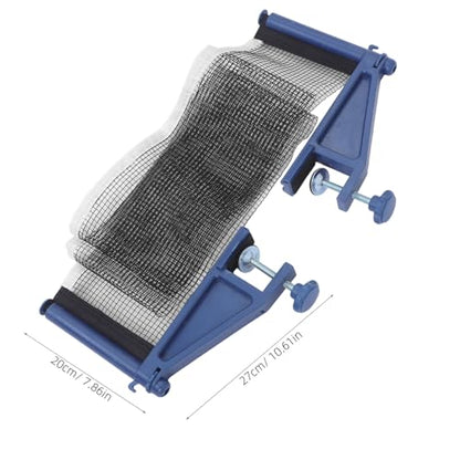 Luxshiny Retractable Table Tennis Net and Post Set Thickened Mesh with Clamps for Indoor Outdoor Use Portable Table Tennis Net Quick Assembly Stable Practice Enjoyment