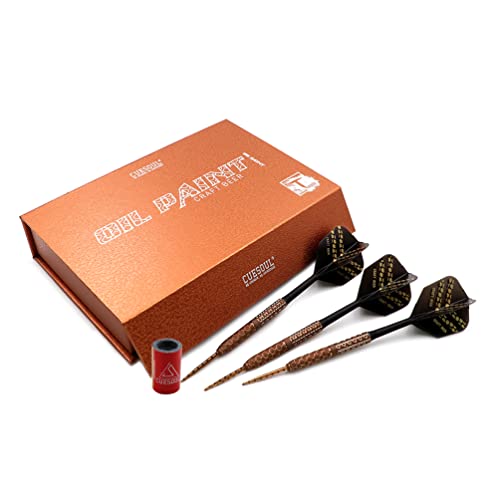 CUESOUL Cocktail/COLA Beer/Draft Beer with Oil Paint Finished-21g/22g/23g Steel Tip 90% Tungsten Dart Set - color: Craft Beer-23g