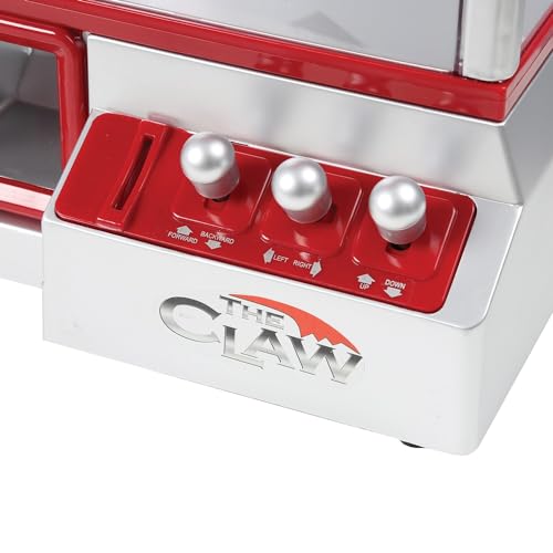 Etna Mini Arcade Claw Machine Game with Lights & Sounds, 14 Inch x 10 Inch, Red