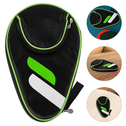 Luxshiny Thickened Table Tennis Racket Case Large Capacity Paddle and Balls Storage Bag Shockproof Portable Cover for Indoor Outdoor Use with Stylish Chic Design