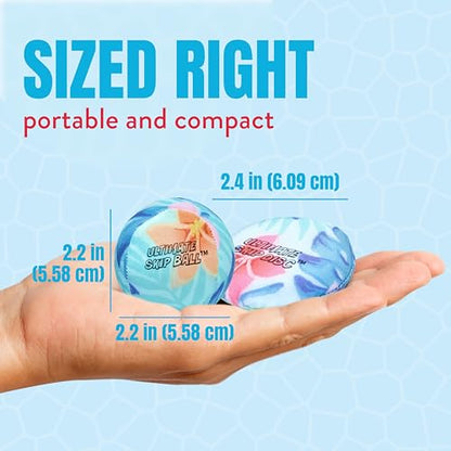 Activ Life The Ultimate Water Skip Balls, Water Bouncing Ball for Swimming Pool, Beach Toys for Friends, Family, Kids and Adults - style: Tropical
