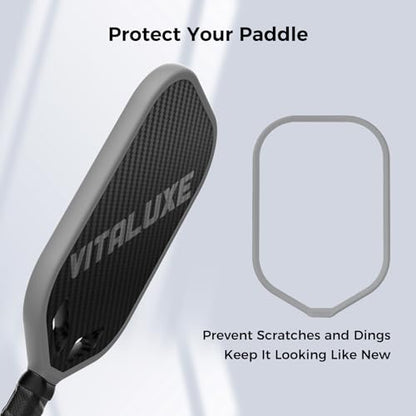 T700 Raw Carbon Fiber Pickleball Paddle, Edgeless 3K Textured Carbon Friction Surface, Thermoformed Raquette Pickleball with Aerodynamic Design used for tournament, Power & Control & Spin Max