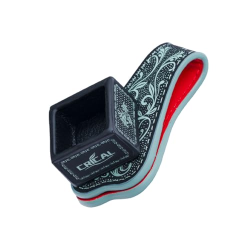 CRICAL Portable Magnetic Pool Chalk Holder Square Chalk Cube Holder Billiard Cue Accessory Gift Idea - color: Black Blue