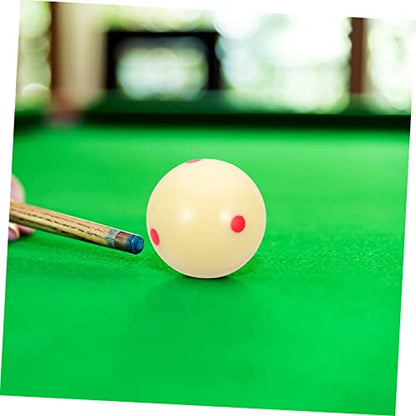 WOONEKY Resin Cue Ball with Dots Pattern for Training High-Grade Billiard Ball for Skill Improvement Durable and Wear-Resistant for Pool Practice