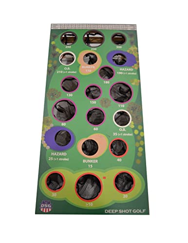 Two-Game Set - Basketball + Golf Bean Bag Toss Games by DEEP SHOT Games
