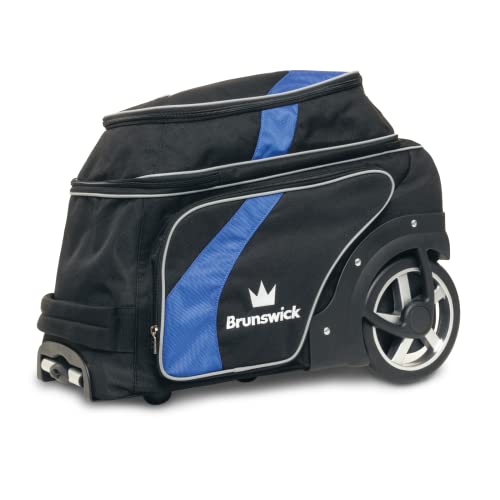 Brunswick Charger Double Roller Bowling Bag - color: Blue