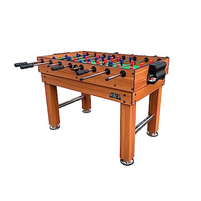 KICK Pentacle 55" 5-in-1 Multi Game Table – Foosball, Billiards/Pool, Push Hockey, Shuffleboard & Bowling - color: Brown