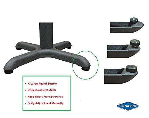 Table Base Leveler (Table Base Glide) for Restaurants & Homes, Adjustable, Thread #1/4-20, 20 pcs per Pkg (20)