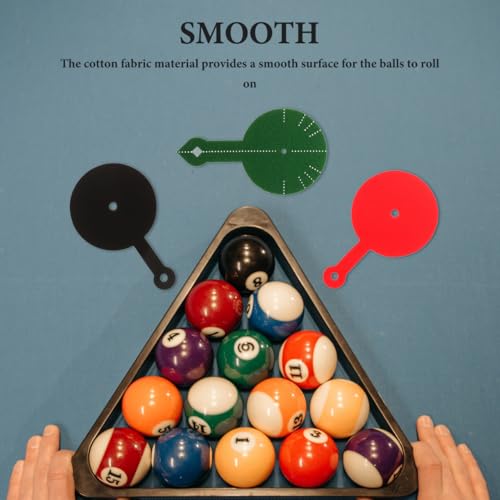 Yardwe Billiard Aim Trainer Pad Set 3Pcs Pool Table Aiming Practice Tool Accurate Billiard Aim Aid for 8 Ball and 9 Ball Players