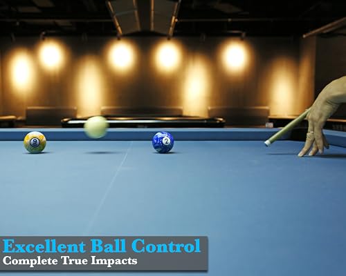JAPER BEES Billiard Ball/Pool Ball Set Complete 16balls 2-1/4" Regulation Size&Weight Resin Ball - style: Marble White